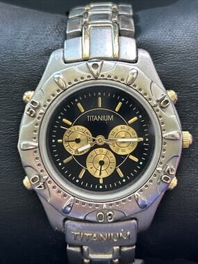 Titanium Two Tone Men’s Quartz Watch